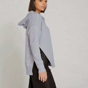 Universal Standard French Terry Polo Hooded Sweatshirt